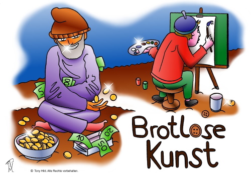 NOCHMAL DIESE "BROTLOSE KUNST" Diesmal ist es die digital nachbearbeitete Version als Postkartenmotiv... ????